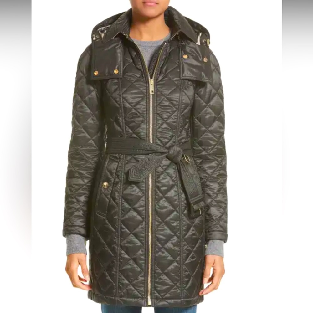 Burberry baughton quilted coat NWOT